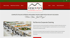 Desktop Screenshot of pizzavesuvios.com